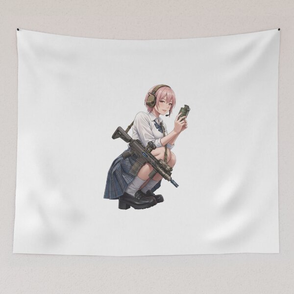 Item preview, Tactical School Girl - Anime Special Ops designed and sold by RAWLIFEGRAPHIC.