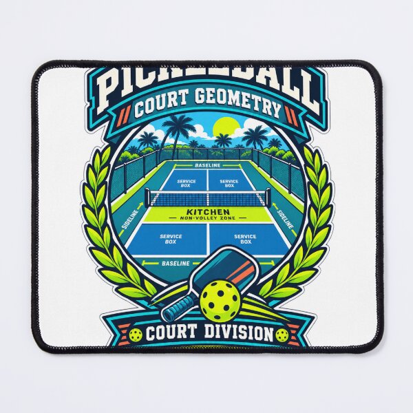 Item preview, Pickleball Court Geometry Own The Kitchen designed and sold by Rhubarb Bridge Merch.