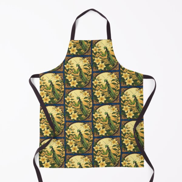 Item preview, Mantis And Yellow Jasmine Flowers designed and sold by taiche.
