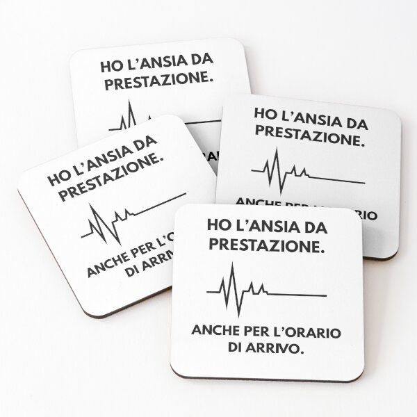 Item preview, ho l'ansia da prestazione- Scritta Divertente Ansia e Ritardo designed and sold by CreativeLook25.