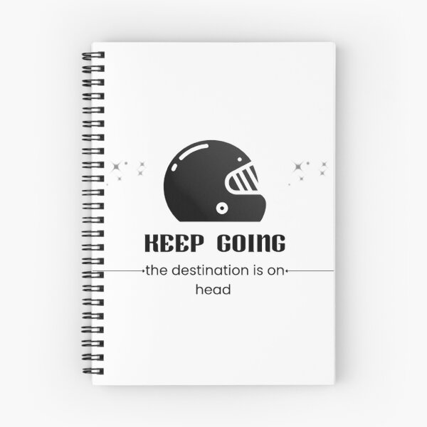 Item preview, Keep Going Motorcycle Helmet Biker Quote designed and sold by TheStickGraph.