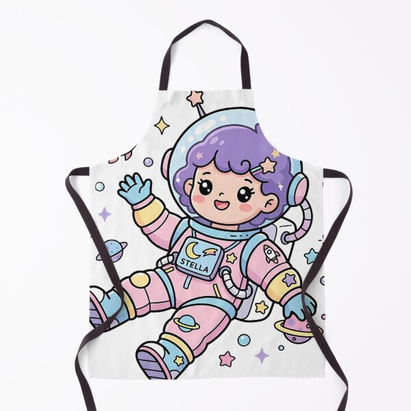 Item preview, Stella the Astronaut Floating in Space - Kawaii Chibi designed and sold by fuhadislam.