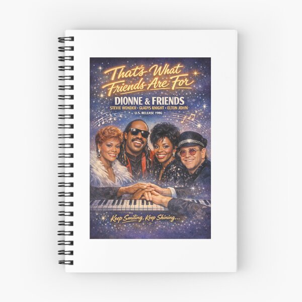 Item preview, That's What Friends Are For Song Poster designed and sold by Halifaxartguy.
