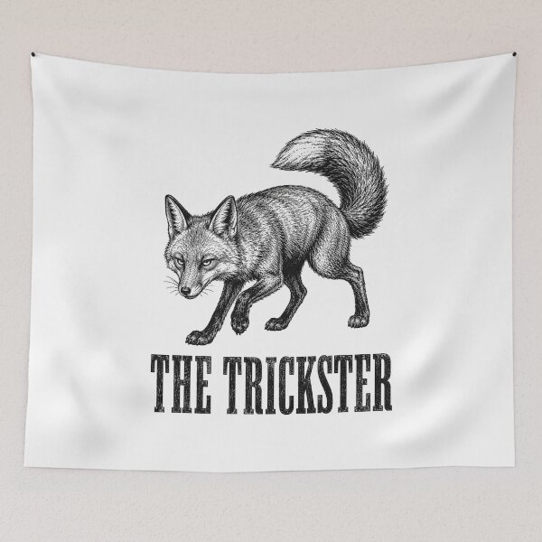 Item preview, The Trickster – Vintage Fox Engraving designed and sold by MotionBanana Art.