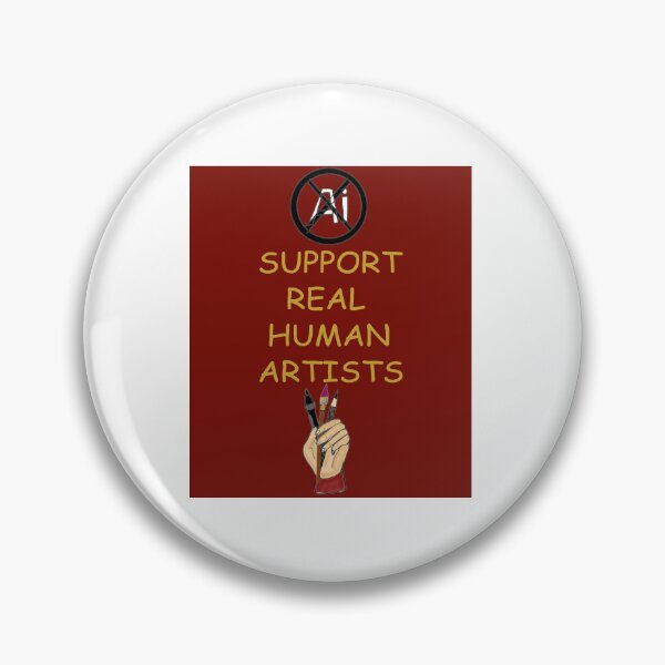 Item preview, Support Real Human Artists designed and sold by illustratively J. artworks.