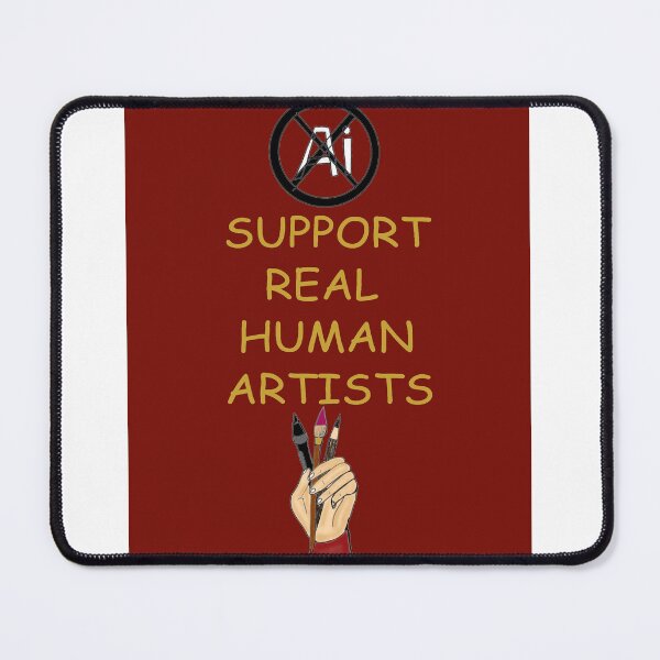Item preview, Support Real Human Artists designed and sold by illustratively J. artworks.