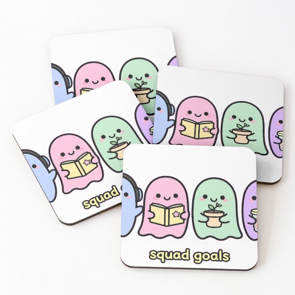 Item preview, Cute Ghost Squad Goals - Kawaii Ghosts With Hobbies - Cozy Gamer Friends designed and sold by Petringo.