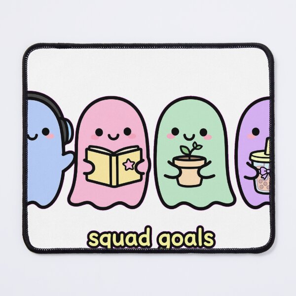 Item preview, Cute Ghost Squad Goals - Kawaii Ghosts With Hobbies - Cozy Gamer Friends designed and sold by Petringo.