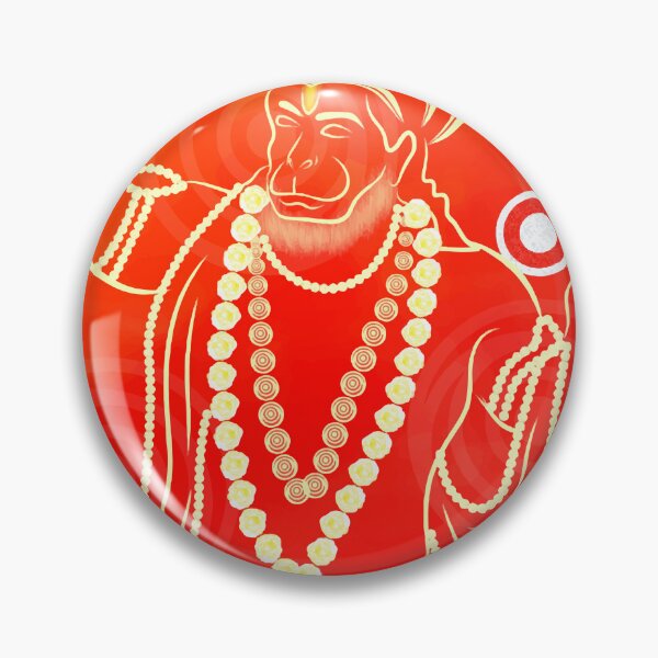 Item preview, Lord Hanuman ji digital art  designed and sold by CanvasCharmHub.