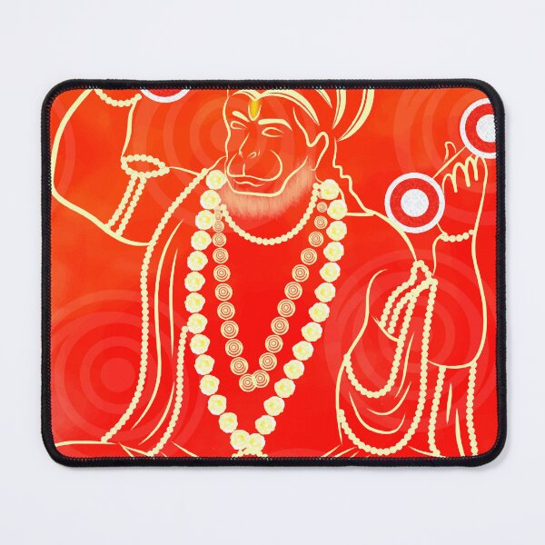 Item preview, Lord Hanuman ji digital art designed and sold by CanvasCharmHub.