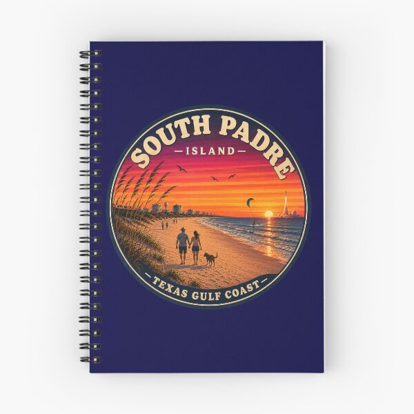 Item preview, South Padre Island Texas Vintage Beach Travel Badge designed and sold by Swanny's Custom T-shirt and Gift Designs.