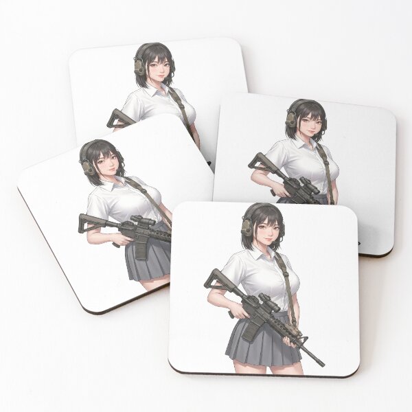 Item preview, Tactical School Girl - Anime Special Ops designed and sold by RAWLIFEGRAPHIC.
