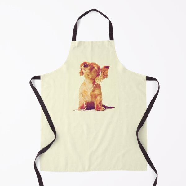Item preview, Cute Dog Listening to Music designed and sold by Spring Things.