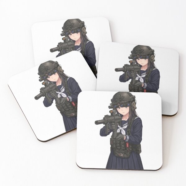 Item preview, Tactical School Girl - Anime Special Ops designed and sold by RAWLIFEGRAPHIC.