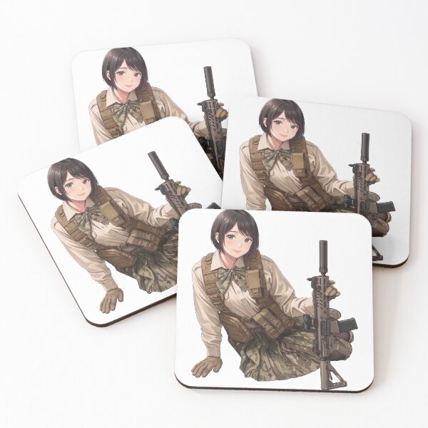 Item preview, Tactical School Girl - Anime Special Ops designed and sold by RAWLIFEGRAPHIC.
