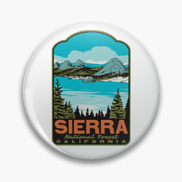 Item preview, Courtright Reservoir Sierra National Forest Retro Travel Art designed and sold by HalpinDesign.