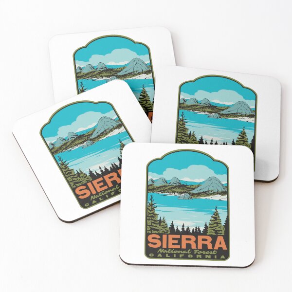 Item preview, Courtright Reservoir Sierra National Forest Retro Travel Art designed and sold by HalpinDesign.