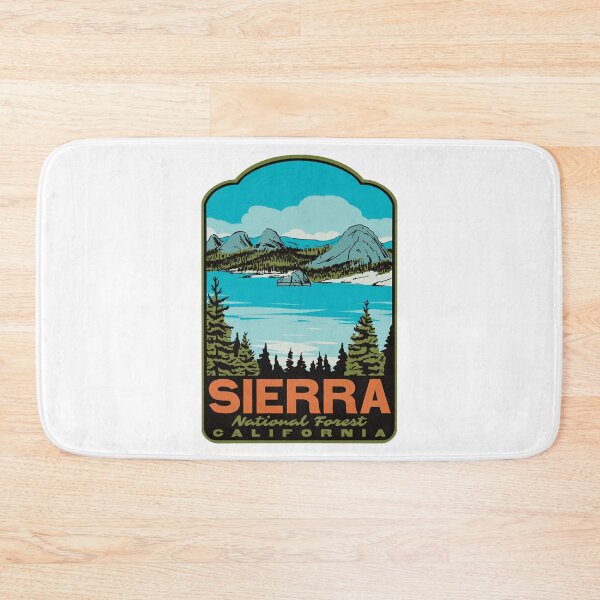 Item preview, Courtright Reservoir Sierra National Forest Retro Travel Art designed and sold by HalpinDesign.