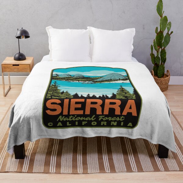 Item preview, Courtright Reservoir Sierra National Forest Retro Travel Art designed and sold by HalpinDesign.