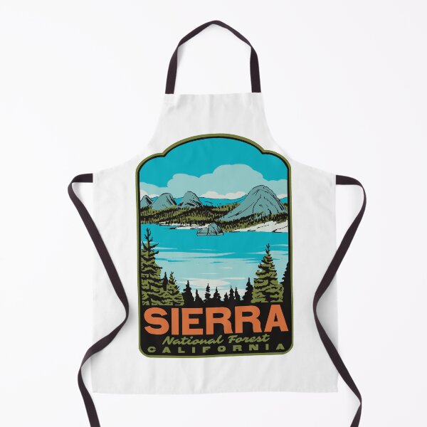 Item preview, Courtright Reservoir Sierra National Forest Retro Travel Art designed and sold by HalpinDesign.
