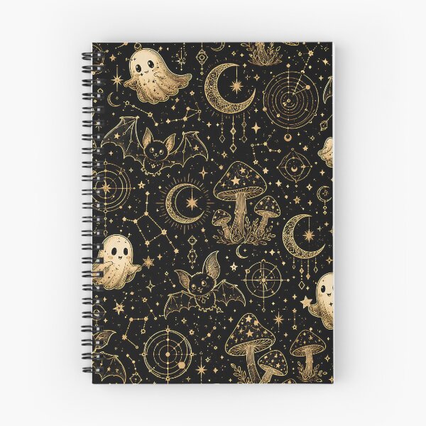 Item preview, Elegant Gold Celestial Ghost Geometric Pattern designed and sold by Thai Vibe Studio.