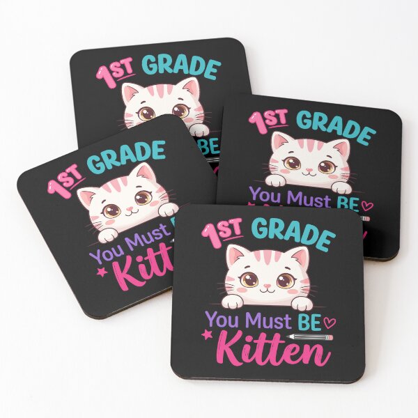 Item preview, 1st Grade You Must Be Kitten First Grader Elementary Cat designed and sold by Doodleoub.