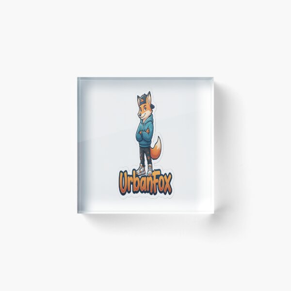 Item preview, Urban Fox Streetwear Sticker designed and sold by AdityaShop18.