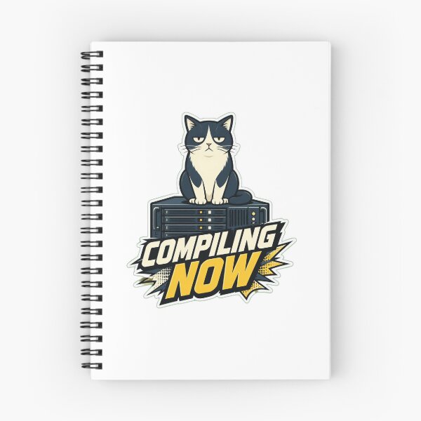 Item preview, Compiling Now Grumpy Cat Tech Server Sticker designed and sold by Cat Meme Fund.