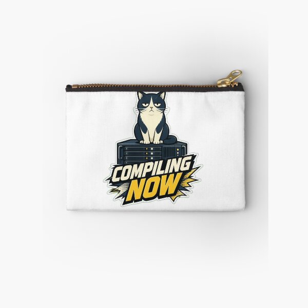 Item preview, Compiling Now Grumpy Cat Tech Server Sticker designed and sold by Cat Meme Fund.