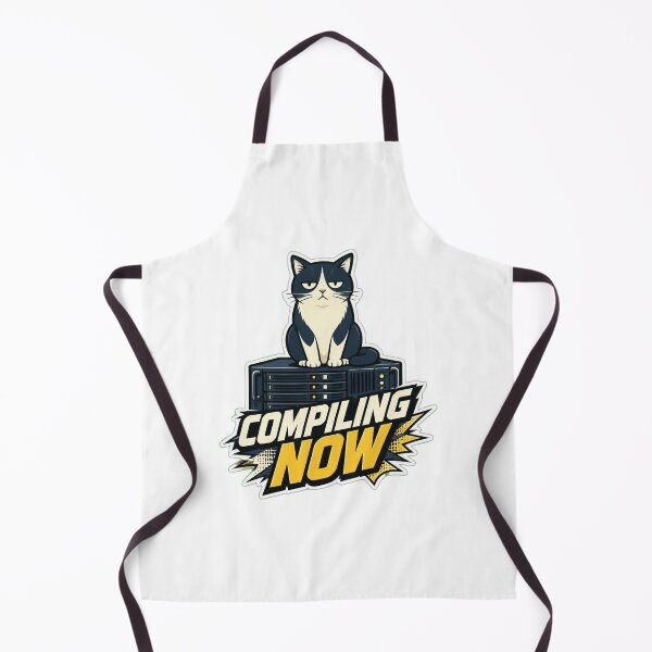 Item preview, Compiling Now Grumpy Cat Tech Server Sticker designed and sold by Cat Meme Fund.