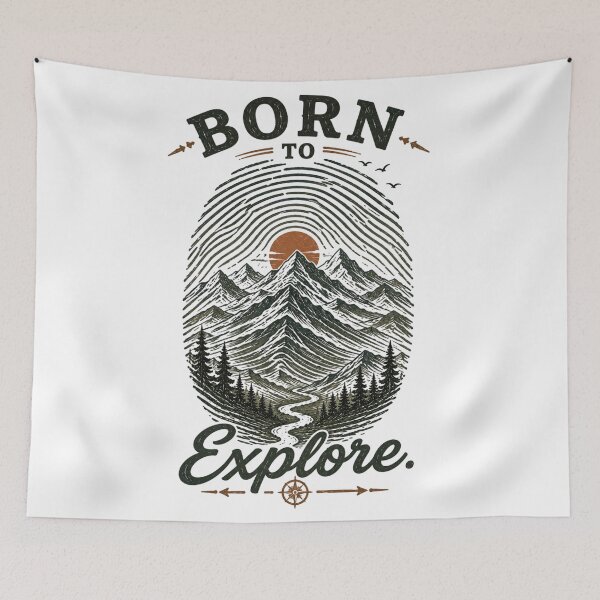 Item preview, Born to Explore designed and sold by Side Quest Co..