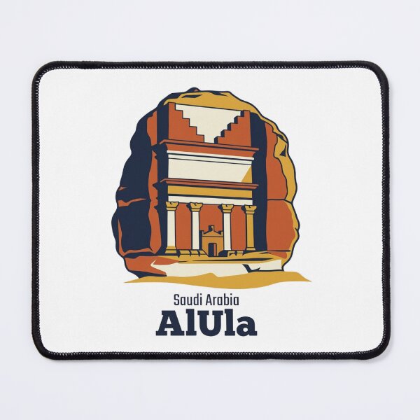 Item preview, AlUla Hegra Tombs Bold Retro Graphic Travel Poster designed and sold by Inkworksbyshery.
