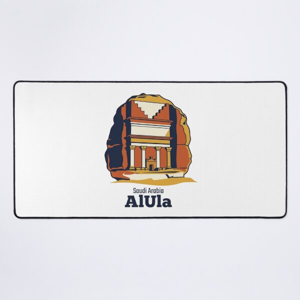 Item preview, AlUla Hegra Tombs Bold Retro Graphic Travel Poster designed and sold by Inkworksbyshery.