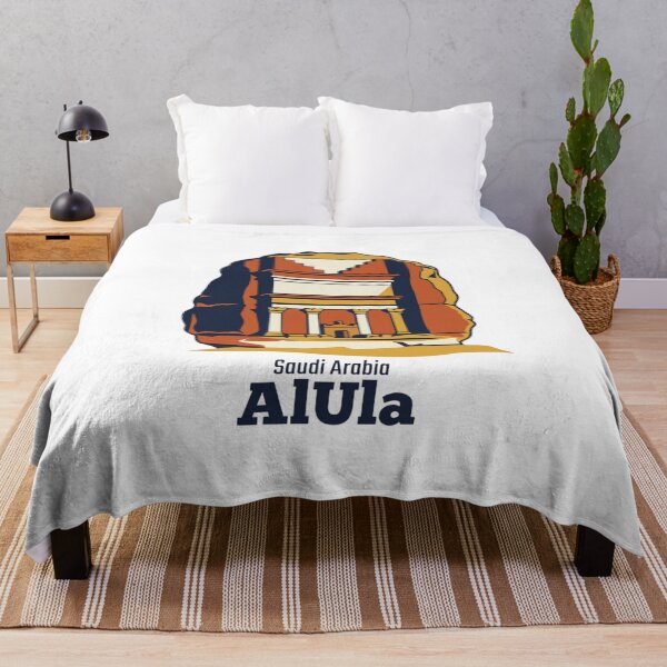 Item preview, AlUla Hegra Tombs Bold Retro Graphic Travel Poster designed and sold by Inkworksbyshery.