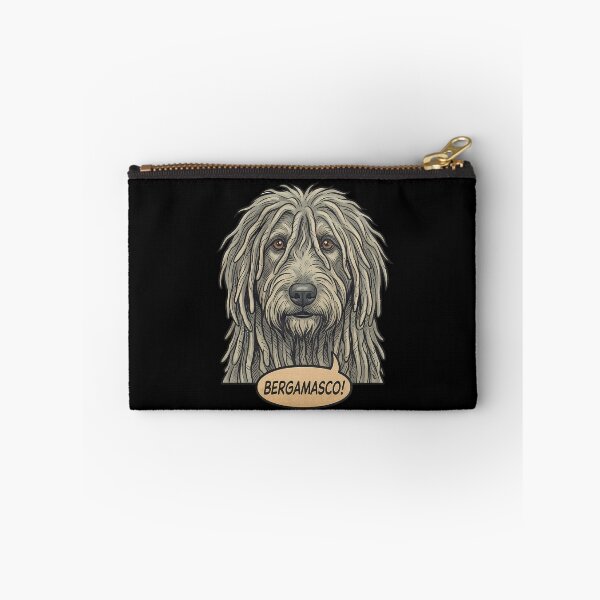 Item preview, Retro Vintage Comic Bergamasco Art – Cute Sheepdog designed and sold by Pfotenfaden.