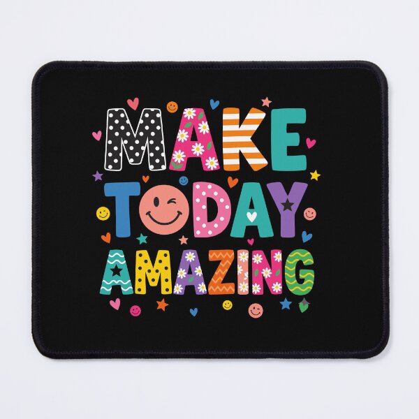 Item preview, Make Today Amazing Inspirational Positive Vibes Daily Motivation designed and sold by Doodleoub.