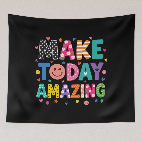 Item preview, Make Today Amazing Inspirational Positive Vibes Daily Motivation designed and sold by Doodleoub.