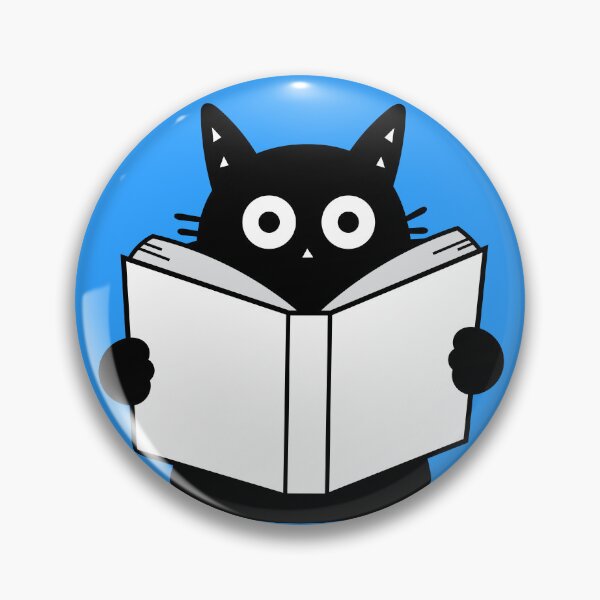 Item preview, Bookworm Meow designed and sold by DibujandoPorfa.
