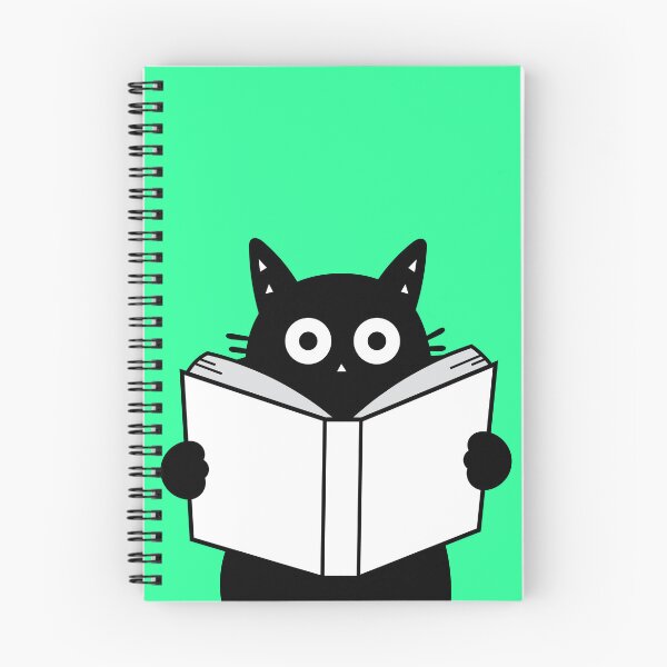 Item preview, Bookworm Meow designed and sold by DibujandoPorfa.