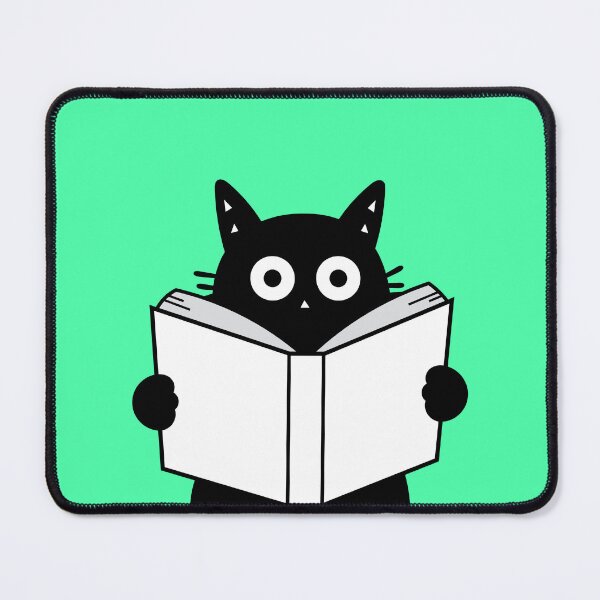 Item preview, Bookworm Meow designed and sold by DibujandoPorfa.