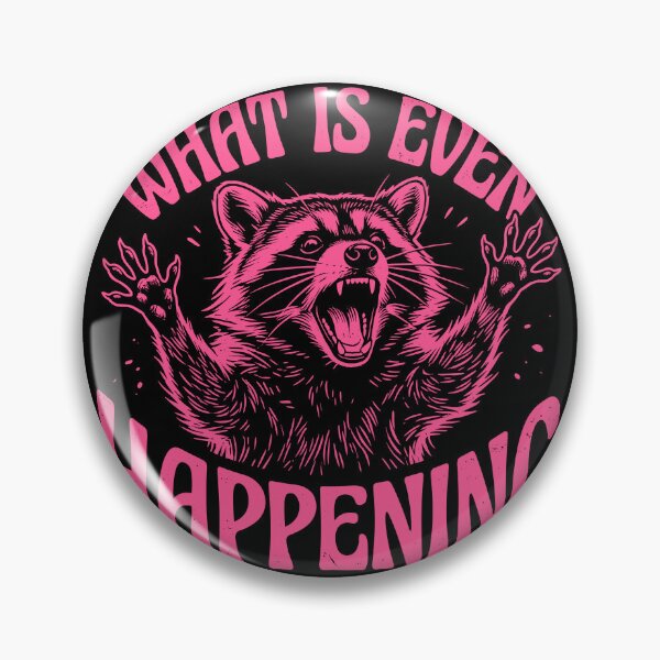 Item preview, What Is Even Happening Raccoon Confused Funny Animal Humor designed and sold by Doodleoub.