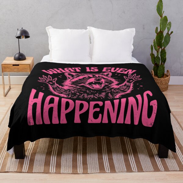 Item preview, What Is Even Happening Raccoon Confused Funny Animal Humor designed and sold by Doodleoub.
