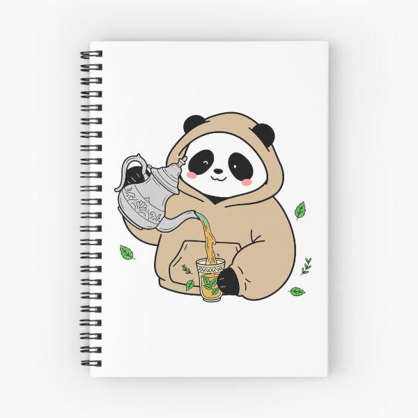 Item preview, Cozy Panda Pouring Moroccan Mint Tea designed and sold by cozymood2026.