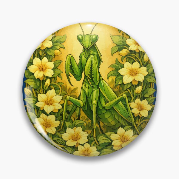 Item preview, Praying Mantis And Jasmine designed and sold by taiche.