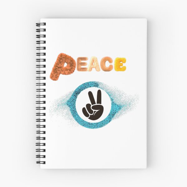 Item preview, Fuzzy Typography with Glitter Peace Symbol Graphic designed and sold by blacK1982White.