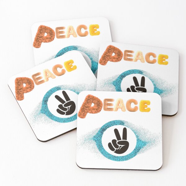 Item preview, Fuzzy Typography with Glitter Peace Symbol Graphic designed and sold by blacK1982White.