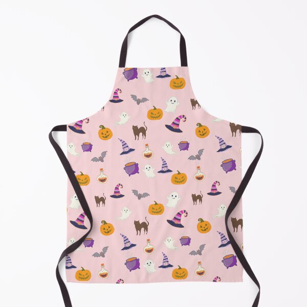 Item preview, Cute Pink Halloween Seamless Pattern - Spooky Season Ghosts & Pumpkins designed and sold by Potattoo.