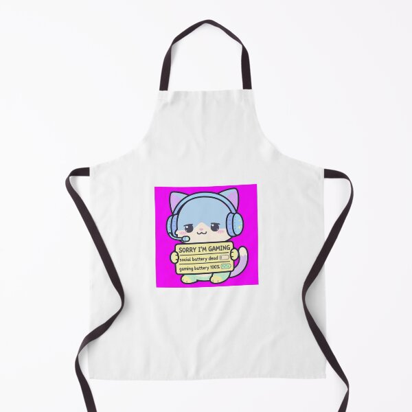 Item preview, Sorry I'm Gaming Cat - Social Battery Dead - Funny Introvert Gamer designed and sold by Petringo.