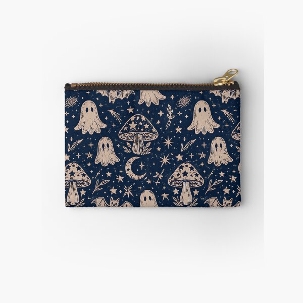 Item preview, Rustic Linocut Cosmic Ghost Pattern designed and sold by Thai Vibe Studio.