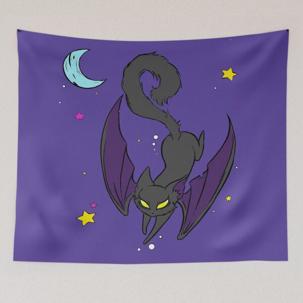 Item preview, Cat Bat Patron Postcard July 2018 designed and sold by MariahL.